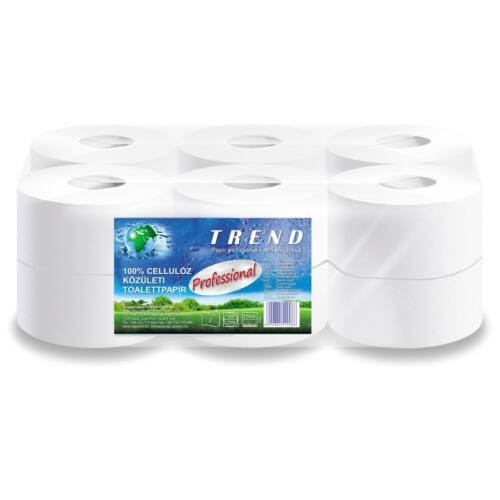  Nagytekercses toalettpapír TREND Professional 100% cell mini 2 rétegű 19 cm átm. 120m (12 tekercs/csomag)